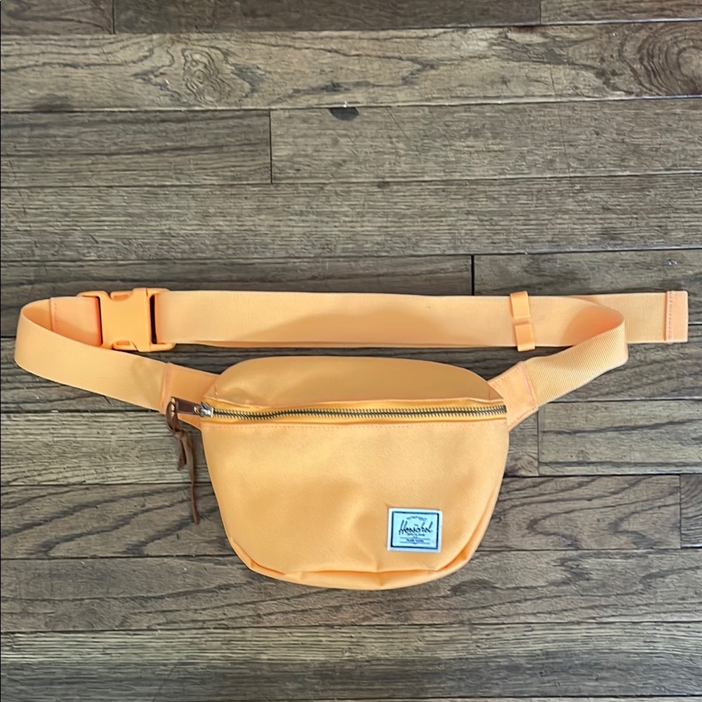 Herschel Supply Company Neon Orange Belt Bag with Adjustable Strap